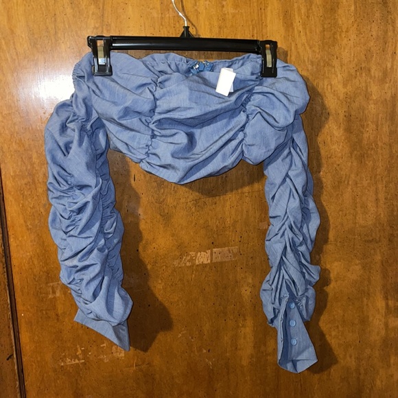 Akira Blue Jean Skirt - Picture 6 of 7